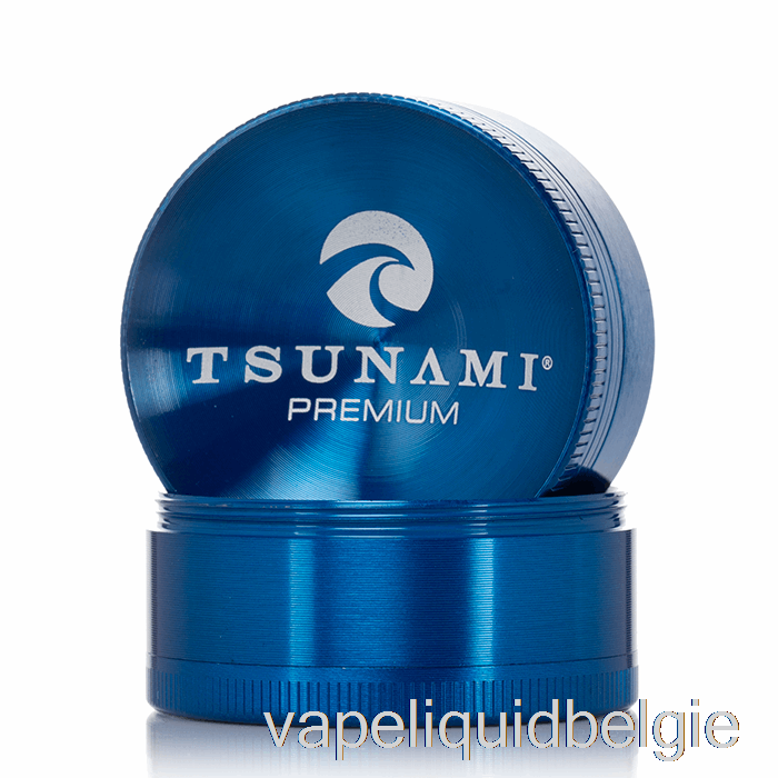 Vape Smaken Tsunami 1.9inch 4-delige Verzonken Top Grinder Blauw (50mm)